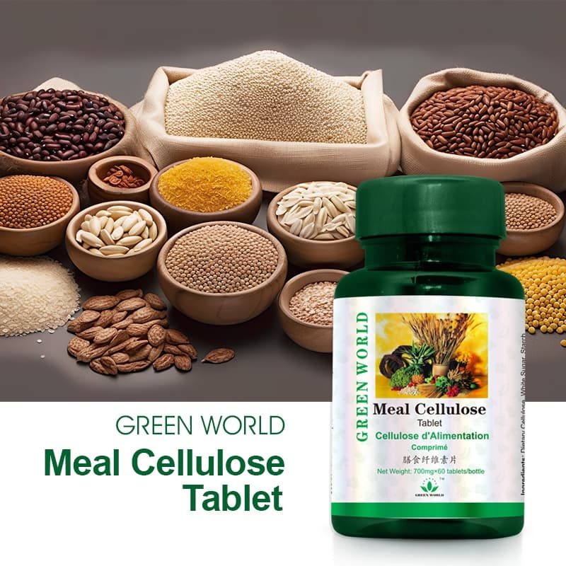Meal cellulose